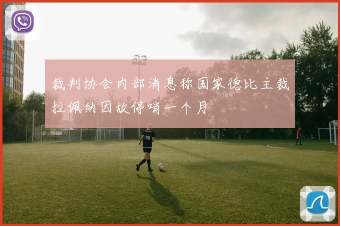 裁判协会内部消息称国家德比主裁拉佩纳因故停哨一个月